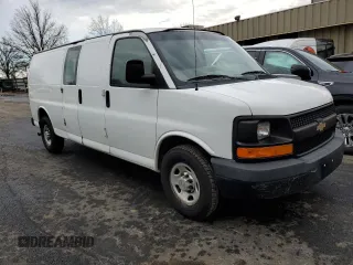 2013 Chevrolet Express Cargo Van with VIN 1GCWGGCAXD1156632, listed as a Copart auction lot 42946155 with 293,180 mi miles and Clean Title. Bid and sale history available at carsss.com. Image 4.