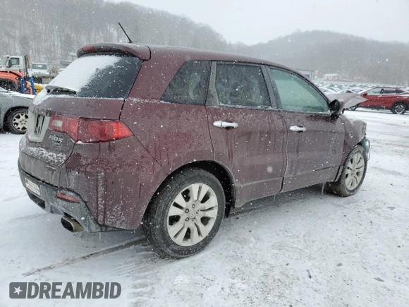 2011 Acura RDX with VIN 5J8TB1H22BA006304, listed as a Copart auction lot 45846075 with 139,064 mi miles and Salvage Title. Bid and sale history available at carsss.com. Image 3.
