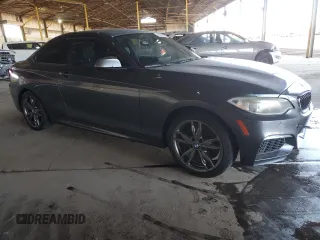 2015 BMW 2 Series M235i with VIN WBA1J7C59FV253506, listed as a Copart auction lot 49506005 with 73,628 mi miles and Clean Title. Bid and sale history available at carsss.com. Image 4.