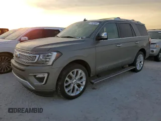 2019 Ford Expedition Platinum with VIN 1FMJU1LT7KEA71668, listed as a Copart auction lot 74433484 with 0 mi miles and Salvage Title. Bid and sale history available at carsss.com. Image 1.