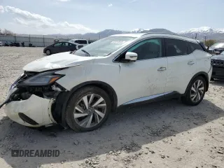 2020 Nissan Murano SL z VIN 5N1AZ2CS8LN150587, wystawiony jako Copart lot #52010605 z przebiegiem 54 917 mil mil oraz Szkoda całkowita • Salvage title. Historia ofert i sprzedaży dostępna na DreamBid. Obrazek 1.
