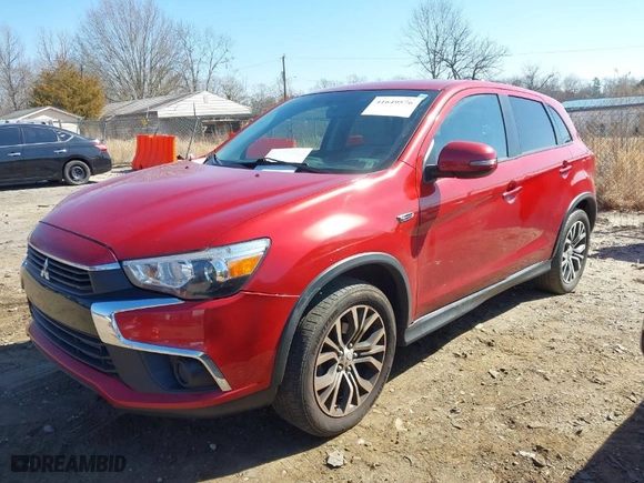 2017 Mitsubishi Outlander Sport ES 2.0 with VIN JA4AP3AU5HZ022130, listed as a IAAI auction lot 41649576 with 148,259 mi miles. Bid and sale history available at carsss.com. Image 2.