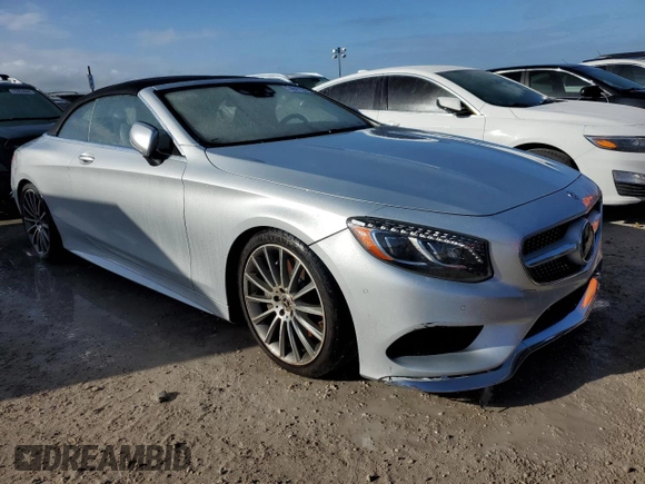 2017 Mercedes-Benz S 550 with VIN WDDXK8CB2HA029533, listed as a Copart auction lot 74919794 with Not Provided miles and Non Repairable. Bid and sale history available at DreamBid. Image 4.