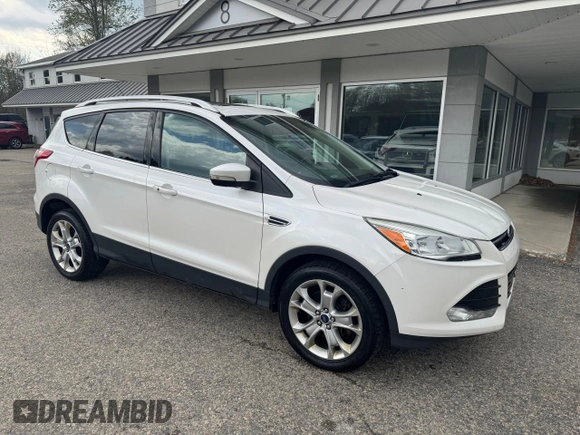 2014 Ford Escape Titanium with VIN 1FMCU9J94EUC63638, listed as a Copart auction lot 55880505 with 198,112 mi miles and Clean Title. Bid and sale history available at DreamBid. Image 1.