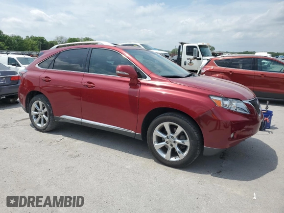 2012 Lexus RX 350 with VIN 2T2ZK1BA0CC078698, listed as a Copart auction lot 55251605 with 140,088 mi miles and Clean Title. Bid and sale history available at DreamBid. Image 4.