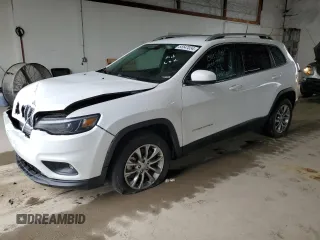 2019 Jeep Cherokee Latitude Plus with VIN 1C4PJLLX5KD120149, listed as a Copart auction lot 55547034 with 133,627 mi miles and Salvage Title. Bid and sale history available at carsss.com. Image 1.