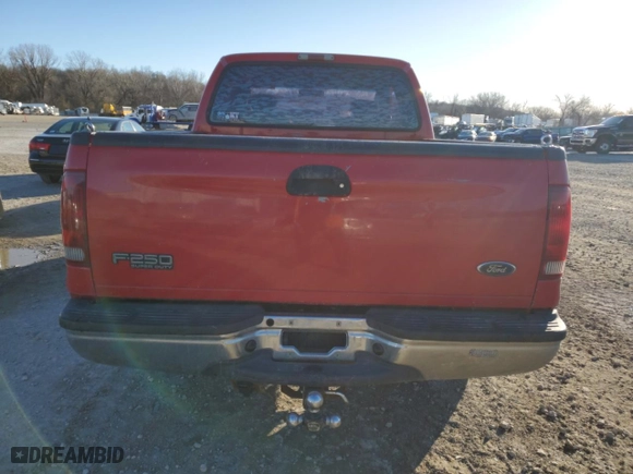 2003 Ford Super Duty F-250 XL with VIN 1FTNX21L13EB85821, listed as a Copart auction lot 85245074 with 0 mi miles and Salvage Title. Bid and sale history available at carsss.com. Image 6.