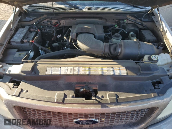 2001 Ford F-150 XL with VIN 1FTRX17L41NA96180, listed as a Copart auction lot 87309224 with 95,505 mi miles and Salvage title. Bid and sale history available at DreamBid. Image 11.