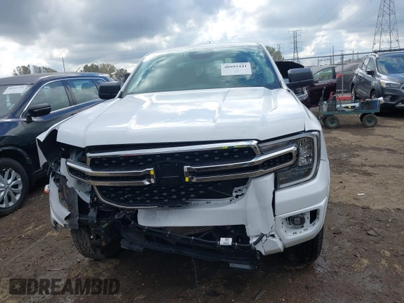 2024 Ford Ranger XLT with VIN 1FTER4HH1RLE20889, listed as a IAAI auction lot 40593441 with 7,499 mi miles. Bid and sale history available at carsss.com. Image 12.