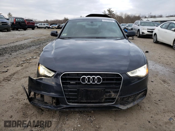 2016 Audi A5 Premium Plus with VIN WAUM2AFR4GA022804, listed as a Copart auction lot 47579535 with 95,829 mi miles and Salvage Title. Bid and sale history available at carsss.com. Image 5.