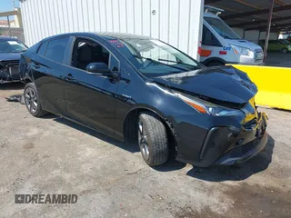 2019 Toyota Prius L Eco with VIN JTDKARFU1K3091298, listed as a IAAI auction lot 42757816 with 50,487 mi miles and . Bid and sale history available at DreamBid. Image 1.