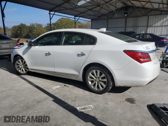 2015 Buick LaCrosse Leather with VIN 1G4GB5GRXFF196606, listed as a Copart auction lot 80992424 with 251,538 mi miles and Salvage Title. Bid and sale history available at DreamBid. Image 2.