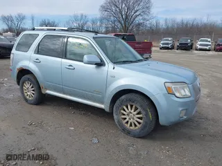 2008 Mercury Mariner Premier with VIN 4M2CU97128KJ50593, listed as a IAAI auction lot 41623347 with 161,759 mi miles. Bid and sale history available at carsss.com. Image 1.