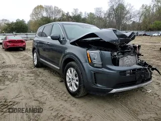 2021 Kia Telluride LX with VIN 5XYP24HC5MG188397, listed as a Copart auction lot 52902085 with 40,383 mi miles and Salvage title. Bid and sale history available at DreamBid. Image 12.