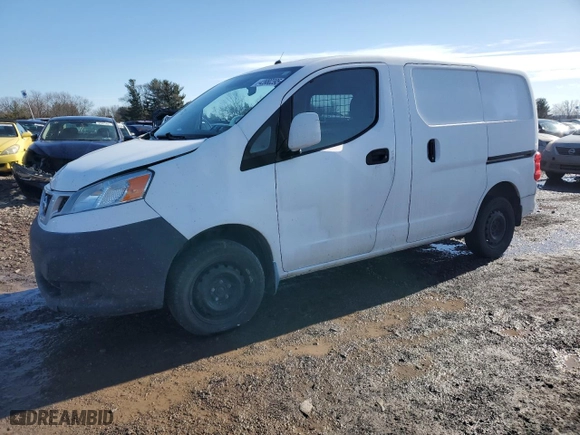 2017 Nissan NV200 Compact Cargo S with VIN 3N6CM0KN6HK695533, listed as a Copart auction lot 43980395 with 128,087 mi miles and Salvage Title. Bid and sale history available at carsss.com. Image 1.