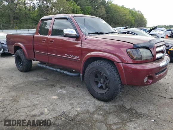 2003 Toyota Tundra SR5 with VIN 5TBRT34103S369048, listed as a Copart auction lot 51302505 with 188,339 mi miles and Salvage Title. Bid and sale history available at DreamBid. Image 4.