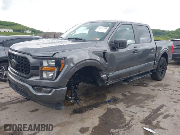 2023 Ford F-150 XL with VIN 1FTFW1E58PFA85521, listed as a IAAI auction lot 42334349 with 39,356 mi miles and . Bid and sale history available at DreamBid. Image 2.