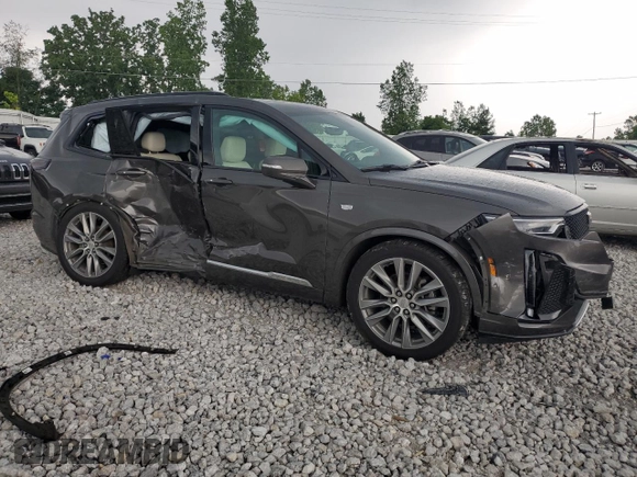 2020 Cadillac XT6 AWD Sport with VIN 1GYKPGRS1LZ135807, listed as a Copart auction lot 59079044 with 152,771 mi miles and Non Repairable. Bid and sale history available at carsss.com. Image 4.