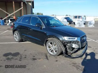 2017 Audi Q3 Prestige z VIN WA1GCCFS1HR004947, wystawiony jako IAAI lot #41633901 z przebiegiem 27 770 mil mil oraz . Historia ofert i sprzedaży dostępna na DreamBid. Obrazek 1.