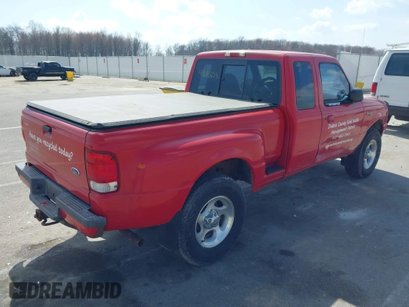 2000 Ford Ranger XLT with VIN 1FTZR15X2YTA05333, listed as a IAAI auction lot 41801671 with 122,571 mi miles and . Bid and sale history available at DreamBid. Image 4.