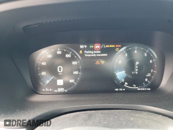 2019 Volvo S60 R-Design with VIN 7JR102FMXKG015692, listed as a Copart auction lot 57598173 with 26,004 mi miles. Bid and sale history available at carsss.com. Image 9.