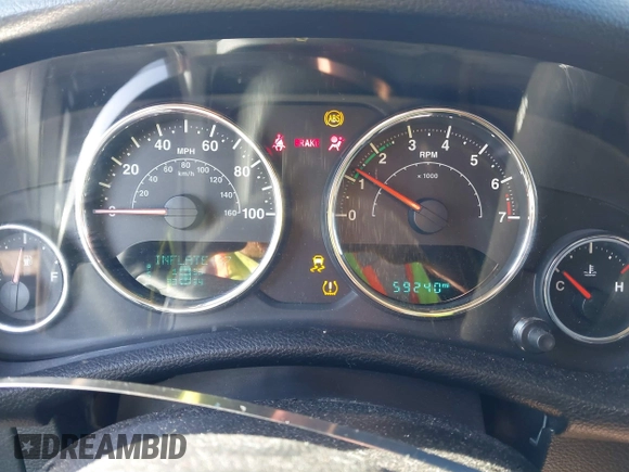 2016 Jeep Wrangler Sport with VIN 1C4AJWAG3GL173696, listed as a IAAI auction lot 41760761 with 59,240 mi miles and . Bid and sale history available at carsss.com. Image 7.