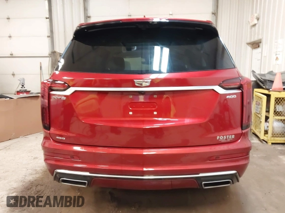 2024 Cadillac XT6 AWD Premium Luxury with VIN 1GYKPDRS0RZ731868, listed as a IAAI auction lot 41563774 with 6,612 mi miles. Bid and sale history available at carsss.com. Image 17.