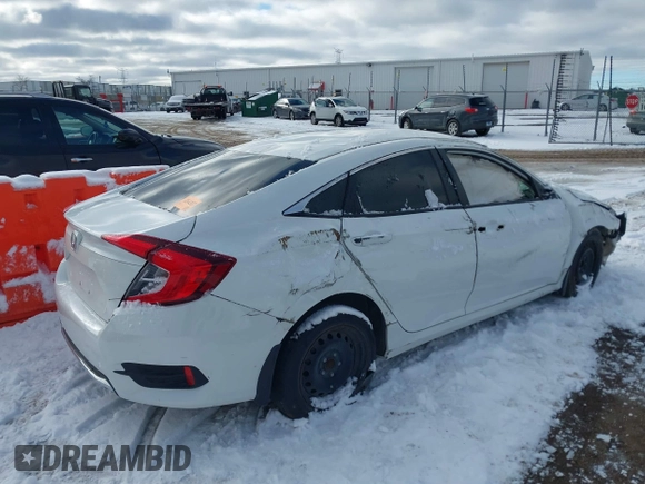 2020 Honda Civic LX with VIN 2HGFC2F68LH529481, listed as a IAAI auction lot 41163997 with Not Provided miles and . Bid and sale history available at DreamBid. Image 4.
