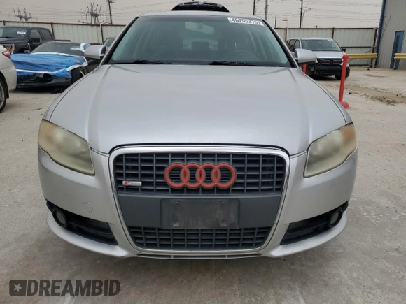 2008 Audi A4 2.0T с VIN WAUDF78E78A116887, выставлен на аукционе Copart как лот 46755275 с пробегом 197 402 миль миль и Чистый • Clean title. История ставок и продаж доступна на DreamBid. Изображение 5.
