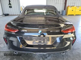 2025 BMW Z4 sDrive30i with VIN WBAHF3C01SWY40624, listed as a Copart auction lot 85969224 with 0 mi miles and Clean Title. Bid and sale history available at carsss.com. Image 6.