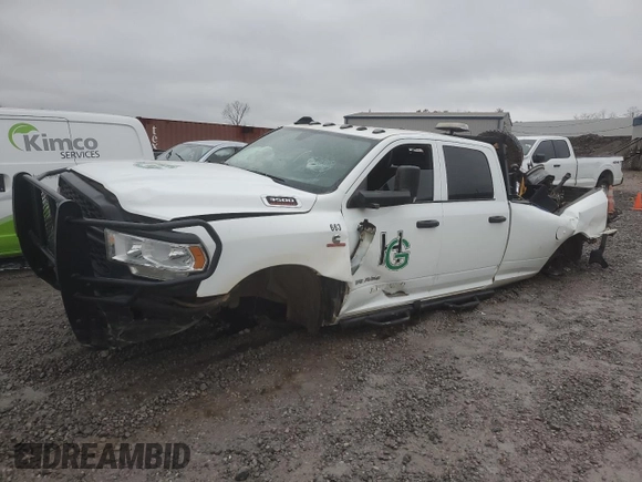 2022 Ram 3500 Tradesman with VIN 3C63R3GL7NG358937, listed as a Copart auction lot 86582034 with 66,000 mi miles and Salvage Title. Bid and sale history available at carsss.com. Image 1.