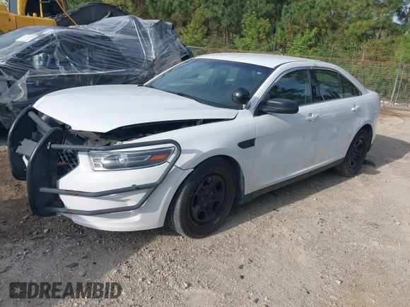2018 Ford Police Interceptor with VIN 1FAHP2MK1JG107272, listed as a IAAI auction lot 41908229 with 100,969 mi miles and . Bid and sale history available at DreamBid. Image 2.