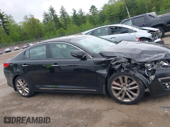 2015 Kia Optima SX Turbo with VIN 5XXGR4A69FG365072, listed as a IAAI auction lot 42295872 with 121,269 mi miles and . Bid and sale history available at DreamBid. Image 13.