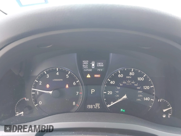 2011 Lexus RX 350 with VIN 2T2ZK1BA3BC053034, listed as a IAAI auction lot 41904630 with 198,725 mi miles. Bid and sale history available at carsss.com. Image 7.