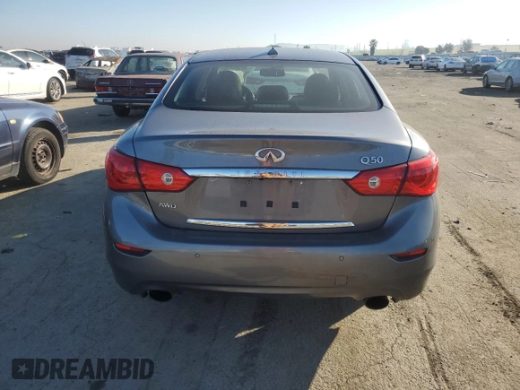 2017 Infiniti Q50 Premium с VIN JN1EV7AR0HM832720, выставлен на аукционе Copart как лот 42360275 с пробегом 122 537 миль миль и Списание • Salvage title. История ставок и продаж доступна на DreamBid. Изображение 6.