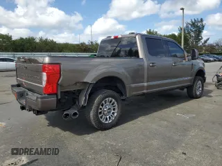 2021 Ford F-250 XL with VIN 1FT7W2BT5MED13702, listed as a Copart auction lot 54319455 with 66,973 mi miles and Salvage title. Bid and sale history available at DreamBid. Image 3.