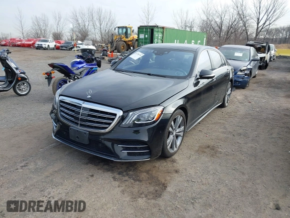 2019 Mercedes-Benz S 560 with VIN WDDUG8GB1KA430335, listed as a IAAI auction lot 41750716 with 32,468 mi miles and . Bid and sale history available at DreamBid. Image 18.
