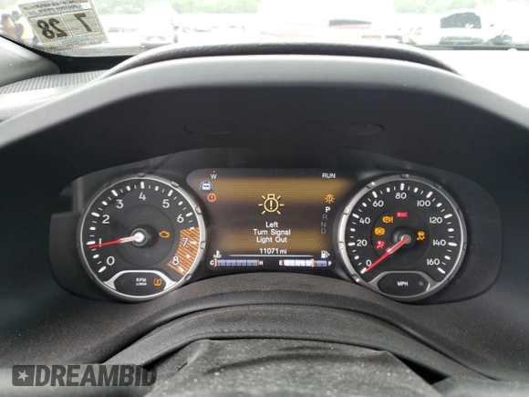 2023 Jeep Renegade Altitude with VIN ZACNJDE18PPP27111, listed as a Copart auction lot 61029255 with 11,071 mi miles and Salvage title. Bid and sale history available at DreamBid. Image 9.