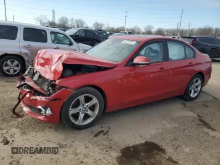 2013 BMW 3 Series 320i xDrive with VIN WBA3C3C57DF979366, listed as a Copart auction lot 52031525 with Not provided miles and Salvage title. Bid and sale history available at DreamBid. Image 1.