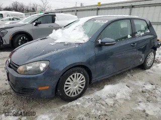 2013 Volkswagen Golf w/Conv & Sunroof with VIN WVWBB7AJ7DW115040, listed as a Copart auction lot 44748295 with 96,756 mi miles and Salvage Title. Bid and sale history available at carsss.com. Image 1.
