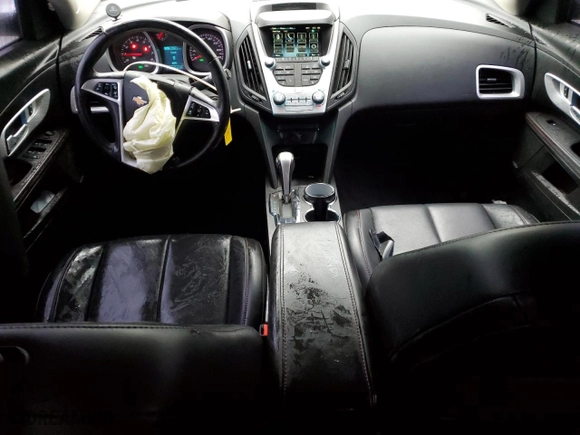 2015 Chevrolet Equinox LTZ with VIN 2GNFLHEK2F6264919, listed as a Copart auction lot 46449355 with 105,735 mi miles and Salvage Title. Bid and sale history available at carsss.com. Image 8.