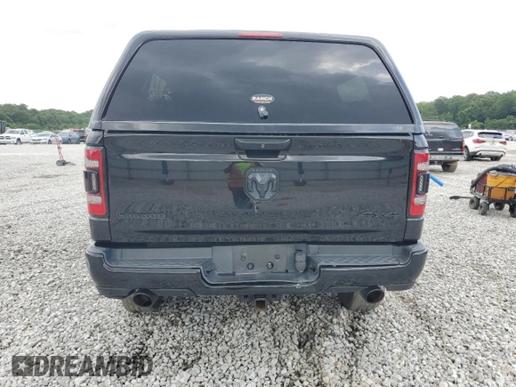 2019 Ram 1500 Laramie with VIN 1C6SRFJT9KN772570, listed as a Copart auction lot 60721145 with 82,599 mi miles and Salvage title. Bid and sale history available at DreamBid. Image 6.
