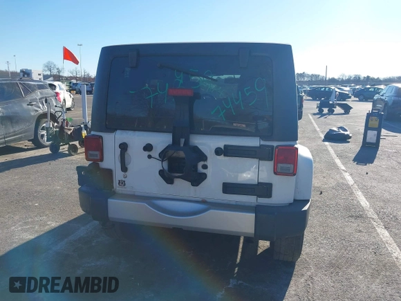 2013 Jeep Wrangler Unlimited Sahara with VIN 1C4BJWEG3DL658530, listed as a IAAI auction lot 41421006 with 115,321 mi miles and . Bid and sale history available at DreamBid. Image 17.