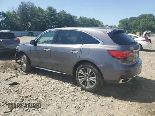 2017 Acura MDX Technology with VIN 5FRYD4H59HB012299, listed as a Copart auction lot 61800815 with 107,043 mi miles and Salvage title. Bid and sale history available at DreamBid. Image 2.