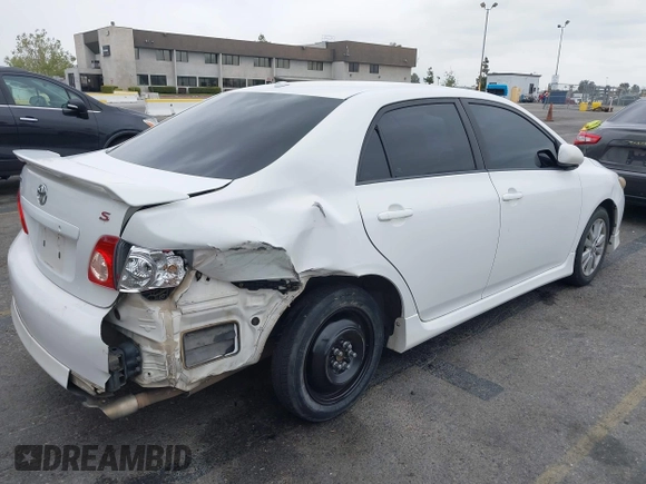 2010 Toyota Corolla with VIN 1NXBU4EE5AZ240272, listed as a IAAI auction lot 42063570 with 230,612 mi miles. Bid and sale history available at carsss.com. Image 4.