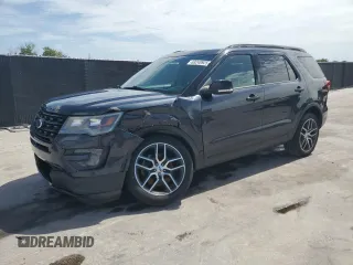 2017 Ford Explorer Sport z VIN 1FM5K8GT0HGA45758, wystawiony jako Copart lot #63240925 z przebiegiem 129 868 mil mil oraz Szkoda całkowita • Salvage title. Historia ofert i sprzedaży dostępna na DreamBid. Obrazek 1.