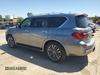2019 Infiniti QX80 Luxe z VIN JN8AZ2NC4K9460161, wystawiony jako Copart lot #53335685 z przebiegiem 77 475 mil mil oraz Szkoda całkowita • Salvage title. Historia ofert i sprzedaży dostępna na DreamBid. Obrazek 2.
