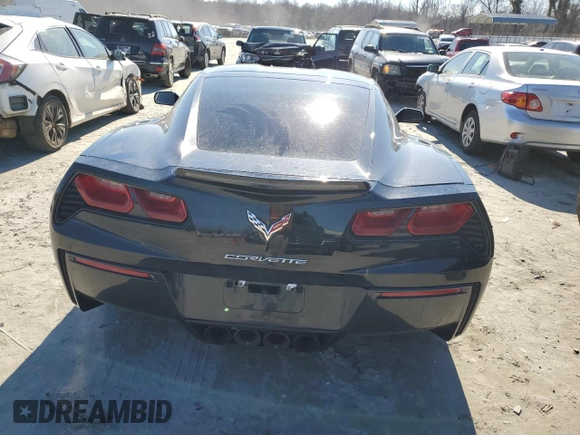 2018 Chevrolet Corvette 1LT with VIN 1G1YB2D72J5101599, listed as a Copart auction lot 46104905 with 22,524 mi miles and Salvage Title. Bid and sale history available at carsss.com. Image 6.