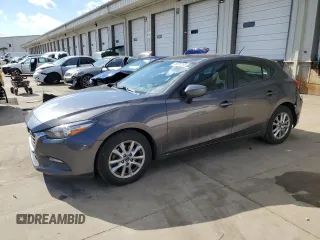 2018 Mazda 3 Sport with VIN 3MZBN1K70JM225539, listed as a Copart auction lot 46590285 with 161,018 mi miles and Non Repairable. Bid and sale history available at DreamBid. Image 1.