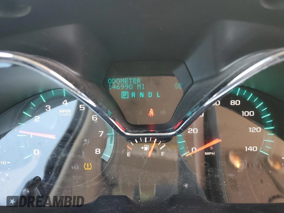 2015 Chevrolet Traverse LTZ with VIN 1GNKVJKD0FJ270355, listed as a Copart auction lot 46462145 with 146,990 mi miles and Salvage Title. Bid and sale history available at DreamBid. Image 9.
